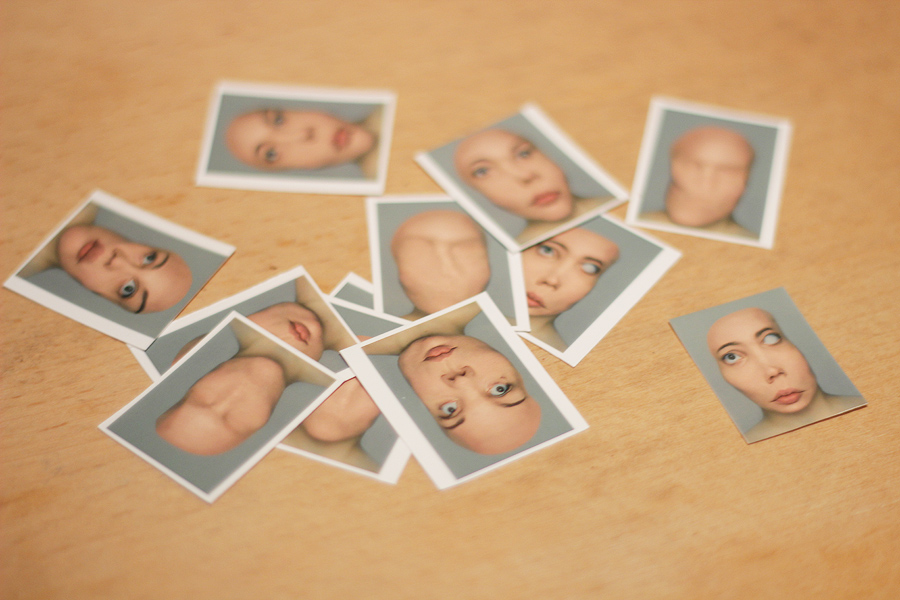 Rasterize, Polarize: passport photos on my desk